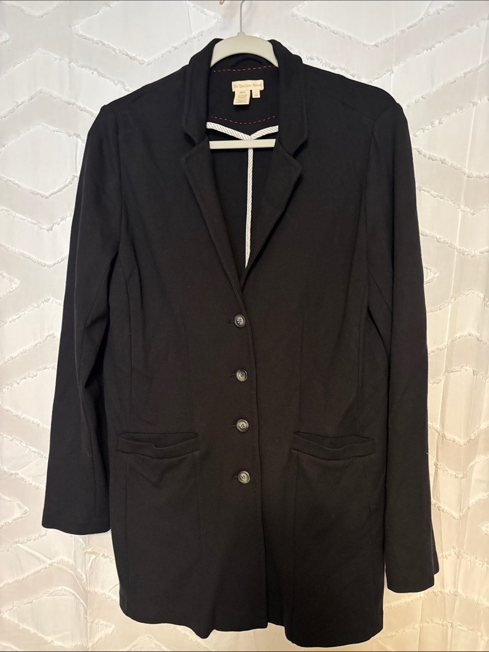The Territory Ahead Black Longline Women's Blazer Jacket